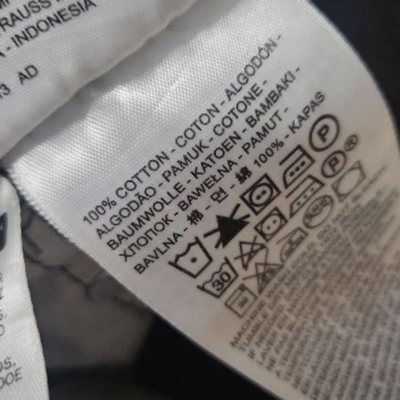 LEVI'S Black 501 Skinny Distressed Raw Hem Jeans Denim Pants Size 23x28 - Picture 8 of 9